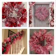 thumbnail image 4 of XINQIHANG 2 Rolls Decor Mesh Poly Ribbons 10 Inch x 30 Feet Each Roll Metallic Foil Mesh Ribbon Christmas Tree Decorative Mesh Red and White Rolls for Xmas Wreaths,Swags and Home Decorating, 4 of 6