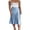 Light Blue, variant on Niusricy Women's Solid Long Satin Skirts Ladies Elegant High Waist Skirts Trendy Midi Skirts Summer Basic Bodycon Skirts for Travel Beach Shopping Office