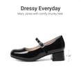 thumbnail image 5 of DREAM PAIRS Girls Mary Jane Low Heel Dress Shoes Flower Party Wedding Pumps for Little and Big Kids, 5 of 6