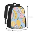 thumbnail image 3 of PUREYAH Lightweight Travel Backpack, Simple Modern Cute Colorful Watermelon Lemon Hiking Backpack School Bag with Laptop Compartment for Women Men, 3 of 6
