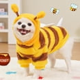 thumbnail image 6 of Dog Costume Funny Pet Bee Hoodies for Small Dogs Fleece Puppy Sweatshirt with D-Ring Winter Chihuahua Clothes Warm Cold Weather Coat Cute Halloween Cat Outfit ,XS, 6 of 6