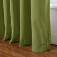 thumbnail image 6 of TWOPAGES Pinch Pleated Drape 52"x84" Velvet Privacy Heavyweight Curtain for Living Room, 1 Panel, Grass Green, 6 of 6