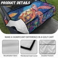 thumbnail image 6 of Whosucclay Sea Turtle Ocean Life Anti-Scratch Golf Cart Seat Towel Blanket Soft for EZGO Yamaha Club Car Icon, Thick Golf Cart Seat Cover, 6 of 7