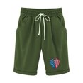 thumbnail image 1 of Pantalones Cortos Casuales para Mujer Día de la Independencia Impreso Elástico de la Cintura, Pantalones Cortos de Verano para Mujeres, 1 of 4