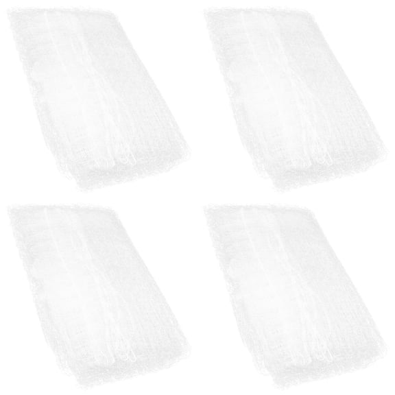 4 Pack Balloon Bags for Party Large Transport Release Helium Nets Small White