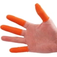 thumbnail image 5 of COOSKIN 100 PCS Latex Finger Cots Reusable Rubber Fingertips Protective Glove Duty Industrial Grade Finger Cots, 5 of 6