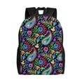 thumbnail image 1 of Balery Watercolor Floral Paisley Mochila - Mochila Estilosa y Duradera para Laptop de 15 Pulgadas con Tela Oxford Impermeable, 1 of 8