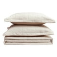 thumbnail image 4 of Great Bay Home Two-Tone Reversible Reversible Quilt Set With Shams  (Twin, Cream / Sand), 4 of 4