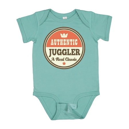 

Inktastic Vintage Juggler Real Classic Gift Baby Boy or Baby Girl Bodysuit