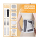 thumbnail image 4 of Faja Soporte Sacro Lumbar Con Varillas Ortopedica Lumbosacra talla xl Lab.G Gris, Blanco, 4 of 5