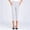White, variant on Drovellove Women's Plus Size Casual Loose Fit Straight Leg Capris with Pockets - Cotton Blend Ankle Length Pants for Spring, Summer, and Daily Wear