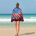 thumbnail image 4 of Independence Day Of The United States Flag Beach Towel, Microfiber Beach TowelsAbsorbent, Compact, Beach Blanket, Lightweight Towel for The Swimming, 4 of 7