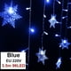 thumbnail image 1 of Cortina de luces Led, adornos navideños para el hogar, luces de carámbano de copo de nieve, decoración navideña, Año Nuevo 2022, 1 of 4
