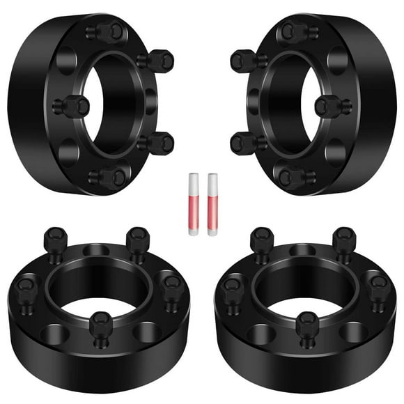 GDSMOTU 4Pcs Wheel Spacers 5 Lug,5x150 Hubcentric Wheel Spacers 2" with 14x1.5 Studs for LX470 1998-2007 Tundra 2007-2016