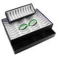 thumbnail image 4 of 40 Slots Insert Bangle Bracelet Display Tray Jewelry PVC Cardboard 35x24x5cm White, 4 of 8