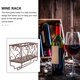 thumbnail image 3 of Estante de pared para vino, soporte para botellas y copas, ideal para bar, cocina, cafetería y tienda., 3 of 7