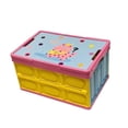 thumbnail image 1 of Caja de almacenamiento plegable para acampar, impermeable, plegable, apilable tapa azul, 1 of 9