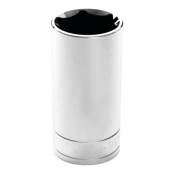 Performance Tool W32336 1/2 Drive 6-Point Socket, 1-1/8