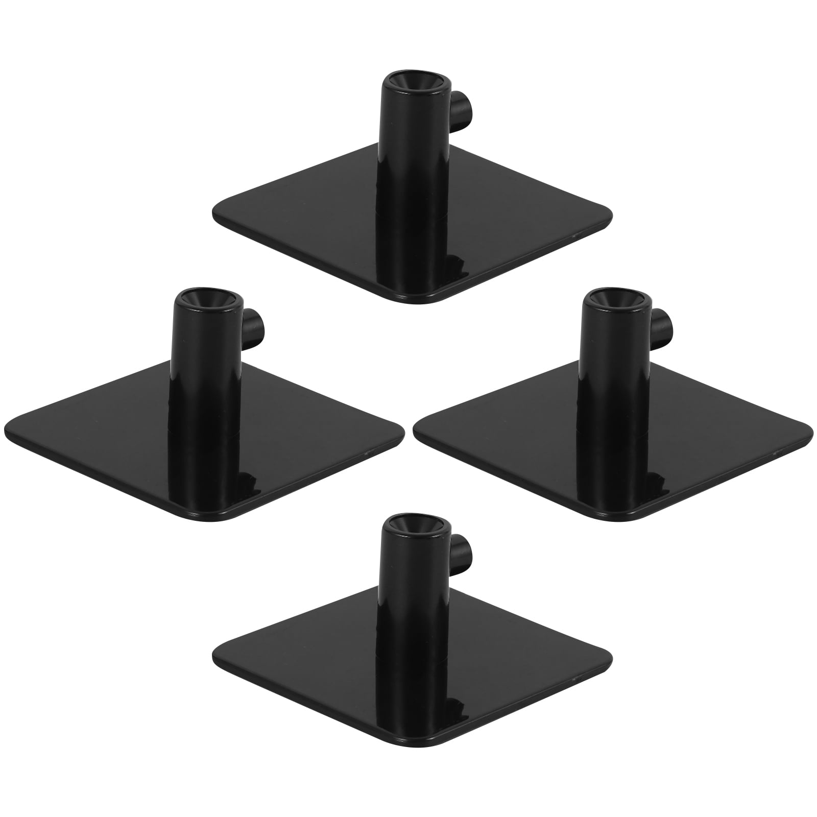 OULII 4Pcs Stand Mixer Attachment Holders Black Wall Mount Hook for Kitchen Mixer Accessories Storage