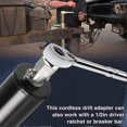 thumbnail image 5 of Stainless Steel Headwind Trailer Jack Crank Handle Cordless Drill Adapter, 5 of 5