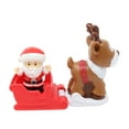 thumbnail image 2 of Replacement Parts for Collectible Fisher-Price Little People Holiday Christmas Santa's Village Playset HGP72 - Replacement Santa's Sleigh, Santa Claus and Reindeer Figures, 2 of 5