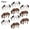 10pcs, variant on SPRING PARK 10Pcs Cartoon Horse Mini Miniature Figurine Garden Dollhouse Decor Micro Landscape
