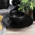 thumbnail image 6 of Gibson Home 142742.12 Everyday Plus Round Sto are Dinnerware Set, Black - 12 Piece, 6 of 6