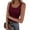 Wine Red, variant on PRETTYGARDEN Womens Summer Tops Spring Cute Sleeveless Scoop Neck Workout Tank Top Casual Ribbed Knit Basic Cami Shirts