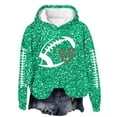 thumbnail image 4 of Women's Fashion Hoodie Long Sleeve Pullover With Sparkly Print Casual Comfortable Sweatshirt For Daily Wear And Football Events, 4 of 5