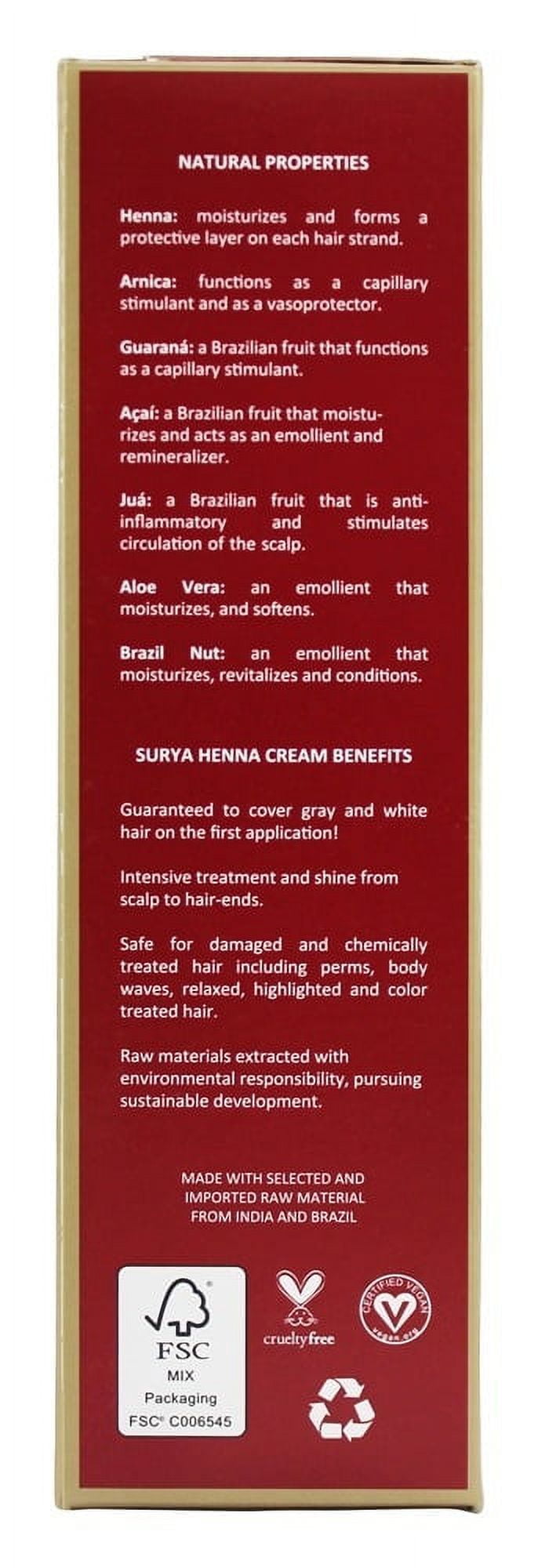 SURYA BRASIL HENNA CREAM HAIR COLOR CHOCOLATE 70ML