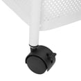 thumbnail image 4 of M Buder Estante de Almacenamiento Giratorio de Acero al Carbono Blanco 3 Niveles[cite: 1], 4 of 9