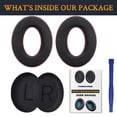 thumbnail image 4 of Almohadillas de gel refrigerante SoloWit para Bose QC35 QC35 II, color burdeos, 4 of 4