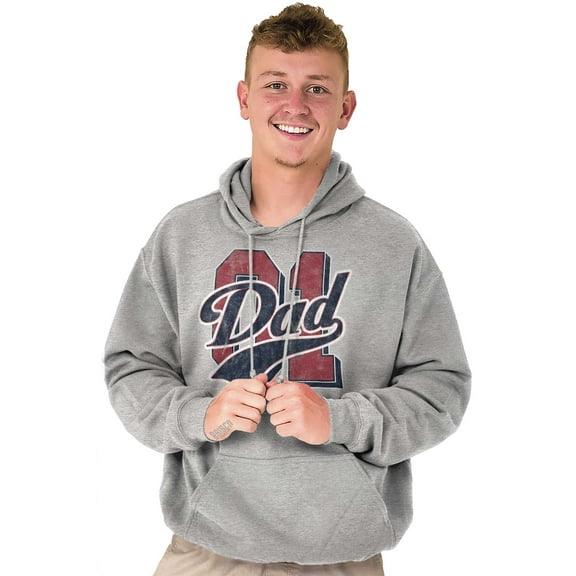 Father's Day No.1 Dad Worlds Greatest Hoodie Hooded Sweatshirt Men Brisco Brands S