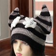 thumbnail image 6 of Women Horn Hat for Outdoor Sports Lovely Colorful Head Wrap Hat for, 6 of 10