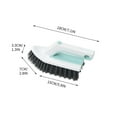 thumbnail image 3 of Hard Bristle Brush, Multi Functional Cleaning Tool, 2-in-1 Crevice Design, For Bathroom Toilet Floor Corners, Heavy Duty Scrubbing, Long Lasting, Wall Grout Brush, 3 of 6