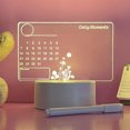 thumbnail image 1 of Luz De Noche Lámpara de acrílico DIY para dormitorio con bolígrafo, calendario, tablero, accesorios para el hogar (A), 1 of 8