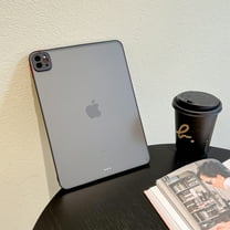 ELEHOLD for iPad Pro 11 2022/2021/2020/2018 Slim Fit Case, Hybrid PC   TPU Raised Edges Screen & Camera Protection Anti-Drop Transparent Case Cover, Black