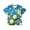 Blue, variant on Boys Girls Summer Ice Graphic Short Sleeve Casual Blend Tee For Kids Long Sleeve 5t Boys