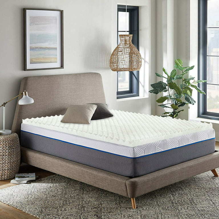 Continental Sleep, 1-inch Foam Topper, Adds Comfort To Mattress