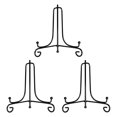 thumbnail image 4 of Toystoory Soporte de exhibición Triangular Estructura Caballete Placa Multifuncional Obras de arte Decoración del hogar para colecciones de Type1 NO1, 4 of 6