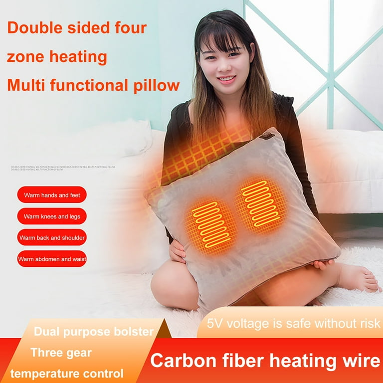 3 Speed Temperature Control Heating Cushion Heating Pillow Lumbar Pillow Usb Hand Warmer Heating Pad Warm Pad Warm Back Warm Stomach Glove Warmer