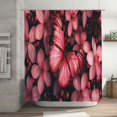thumbnail image 5 of Fuzoiu pink butterfly Print Waterproof Shower Curtain 72x72in with Heavy Duty Metal Grommets,Machine Washable Spring Modern Shower Curtains, 5 of 5