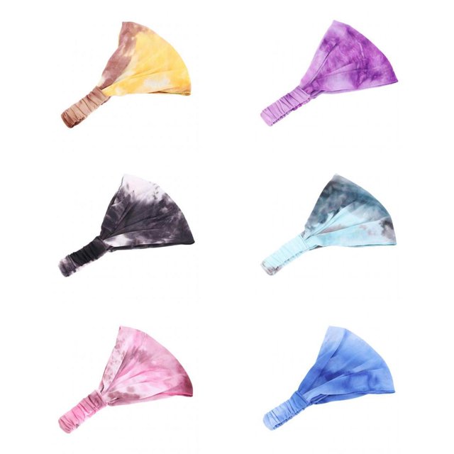 Diadema Bandana Hipple Turbante Estiramiento Envoltura Para El Cabello Mujeres Sport Headwear
