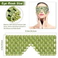 thumbnail image 2 of 1Pc Jade Eye Mask Hot Or Cold Stone Mask Jade Mask Jade Facial Eyes Sleeping Mask Eye Relief Mask Cover for Women Men Soothing, Cooling and Relief, 2 of 5