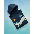 thumbnail image 3 of Paradise Groovy Wave Banner Hoodie Women -Image by Shutterstock, Female 5X-Large, 3 of 4
