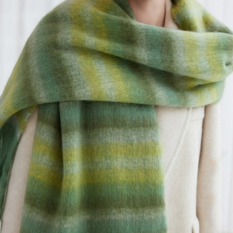 qolati Winter Scarf for Women Cold Weather Shawl Wool BlendsFeel