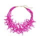thumbnail image 4 of Collar de cuentas de semillas Chunky 18 pulgadas de largo Boho a moderadas Strand de cúmulo de gargantillas para mujeres Regalo Día de la Madre para Rosa rojo, 4 of 10