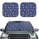 thumbnail image 2 of Fotbe Snowflakes On Dark Blue Juego de 2 Piezas de Parasoles para Parabrisas | Bloqueador Solar para Auto | Accesorios Plegables para Protección Solar Interior-Medium, 2 of 6