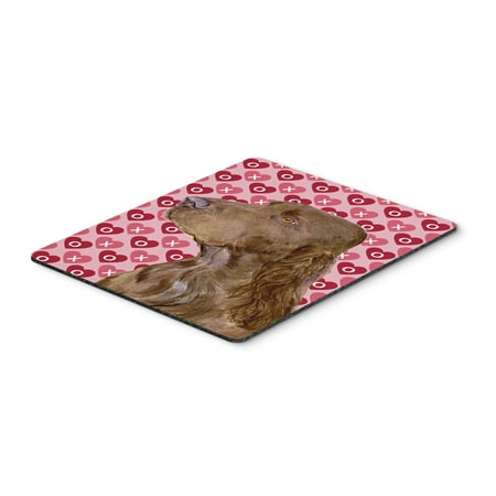 Field Spaniel Hearts Love and Valentine's Day Mouse Pad, Hot Pad or Trivet