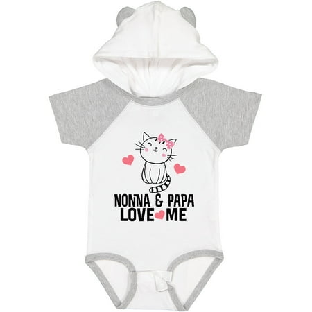 

Inktastic Nonna and Papa Love Me Grandchild Kitty Gift Baby Girl Bodysuit
